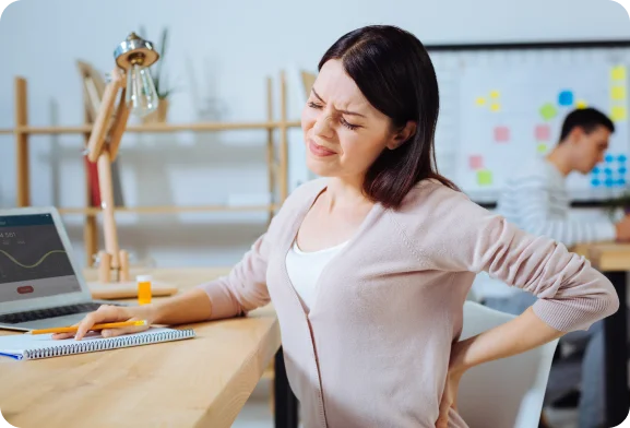 Back pain at work