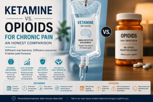 Ketamine vs. Opioids – Comparison with high emotional appeal